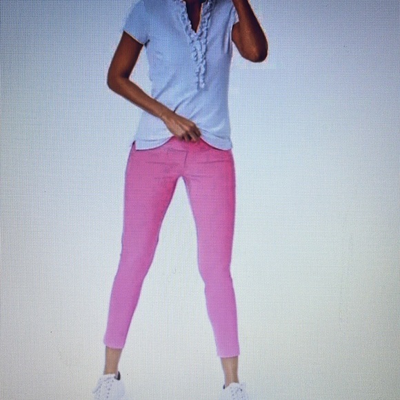 EUC! Lilly Pulitzer Corso Pant Aura Pink Sz 8 - Picture 12 of 13